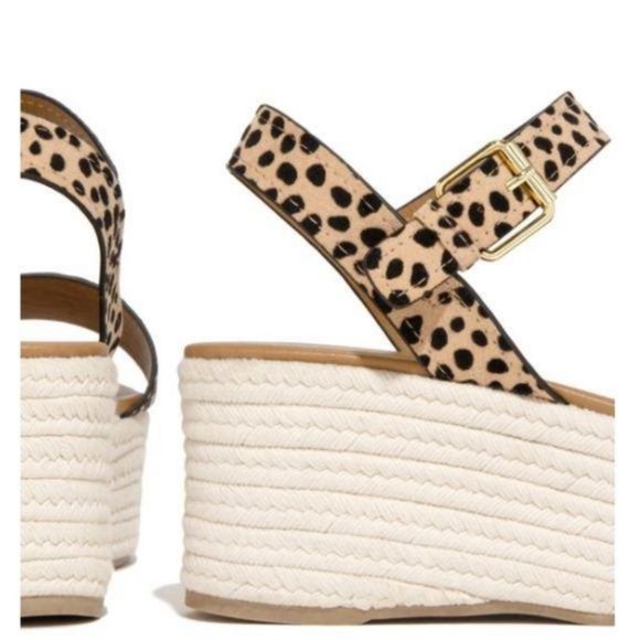 Espadrille Flatform Sandals – Leopard - Picture 5 of 6